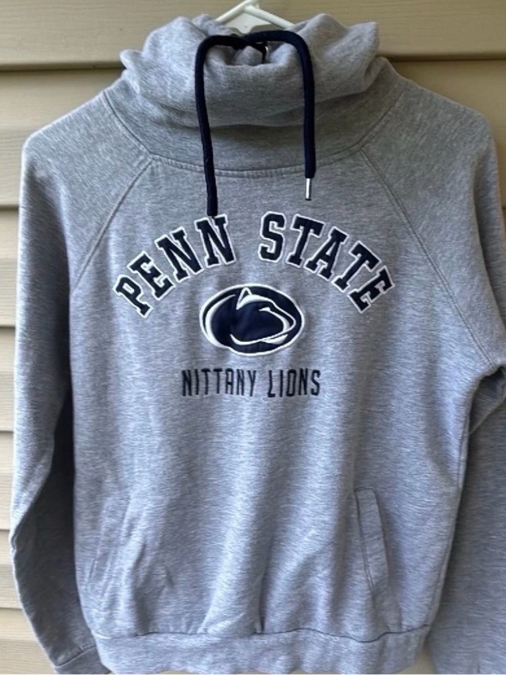 Colosseum Gray Penn State Nittany Lions Turtleneck Sweater